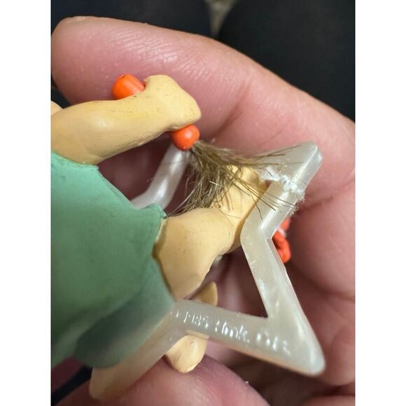 Stardust Angel 1985 Hallmark Ornament & 1987 BABY ANGEL CLEAR CLOUD UMBRELLA - Picture 7 of 12